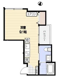 アスピオスヴィラ【2階】の間取り