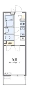 クレイノ栞【1階】の間取り