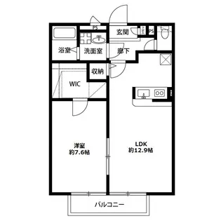 アムール OLIVIER【2階】の間取り