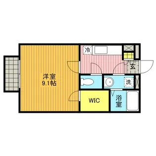 アムール CATS【1階】の間取り