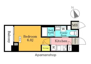 ディアレイシャス西川口【7階】の間取り