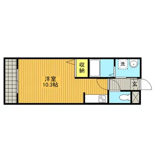 アーバンスクエア【301号室】の間取り