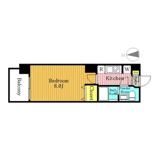 ミルーナリュクス西川口【602号室号室】の間取り