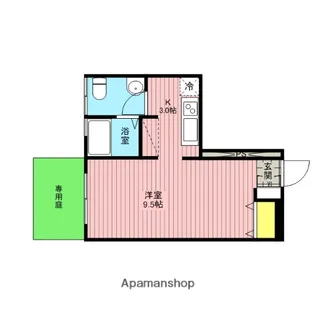 コーポレイトハウス【1階】の間取り
