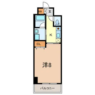 ADRIA FRESCA【402号室号室】の間取り