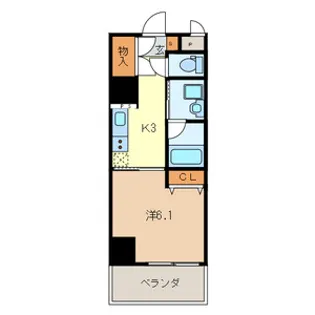 カメリア【306号室号室】の間取り