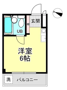AOBAハイツ【203号室】の間取り