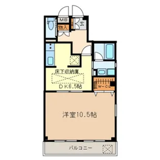 セント・ベーネ【201号室号室】の間取り