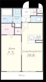 BRAVE ARK【1階】の間取り