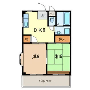 メゾン長栄Ⅱ【303号室号室】の間取り