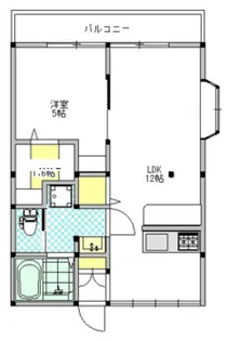 オレンジコーポ【203号室号室】の間取り