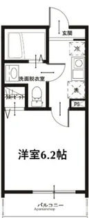 メルディア中浦和【1階】の間取り