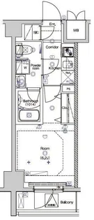 レアライズ西川口【10階】の間取り