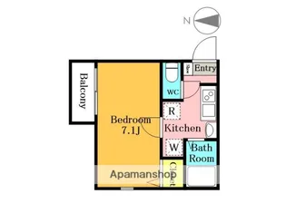 グランクオール西川口【2階】の間取り