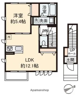 LA CASA FELICE【202号室】の間取り