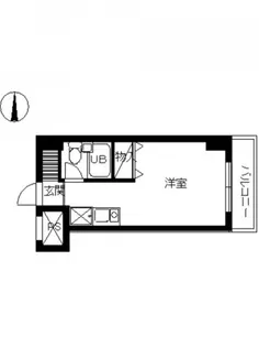 スカイコート西川口第8【303号室号室】の間取り