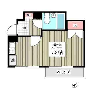 ブリリアンス西川口【2階】の間取り