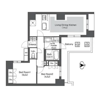 コンフォリア成増グリーンサイド【3階】の間取り