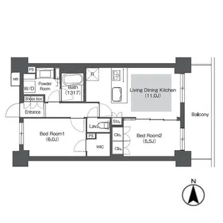コンフォリア成増グリーンサイド【2階】の間取り