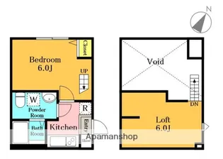 カムリンⅡ(カムリンツー)【1階】の間取り