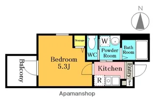 MELDIA西青木1丁目NO.3【2階】の間取り