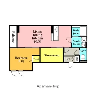 シャトー・レノア【2階】の間取り