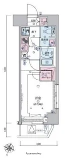 リヴシティ西川口参番館【6階】の間取り