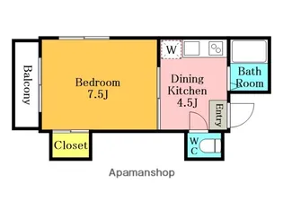 片桐ハイツ【201号室】の間取り