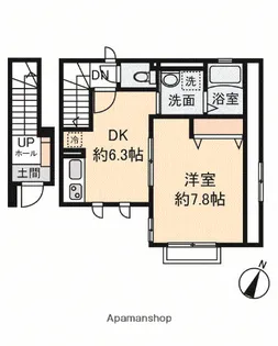 GREEN HEIM 川口領家【202号室】の間取り