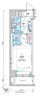 リヴシティ西川口五番館【8階】の間取り