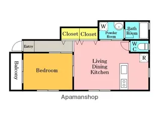 ブレーメンハイム【1階】の間取り