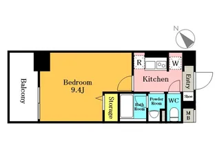 NOIR ET BLANC並木【0603号室】の間取り