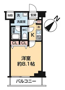 MAXIV西川口SC【106号室号室】の間取り