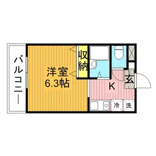 TYM【305号室号室】の間取り