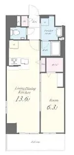 PRIME RESIDENCE NAMIKI【1階】の間取り