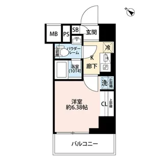 プレール・ドゥーク川口並木【5階】の間取り