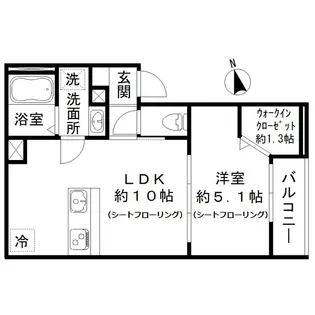 KIRSCHE【1階】の間取り