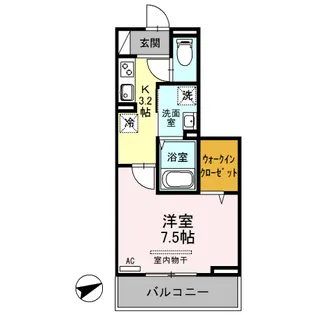 エンペラー B【3階】の間取り
