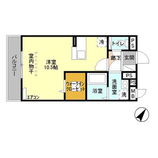 シュペリュール【1階】の間取り