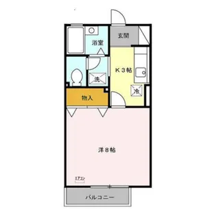 サンクテュエール【1階】の間取り