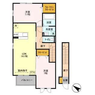 グランドゥール(和光)【2階】の間取り