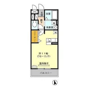 コンフォール【103号室】の間取り