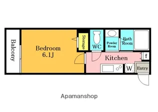 WILL MIRA上青木【2階】の間取り