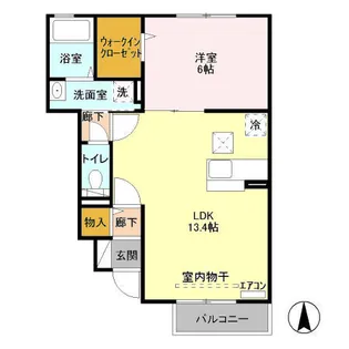 サン・ボナール【1階】の間取り