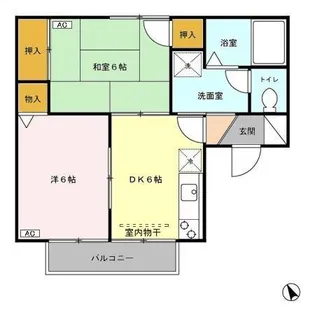 エスペランサ【2階】の間取り