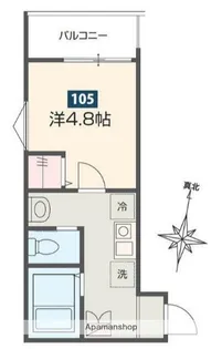 MELDIA西川口Ⅱ【2階】の間取り