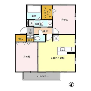 アネシス Ⅱ【2階】の間取り