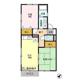 ナチュラルハウス A【1階】の間取り