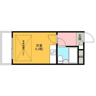 スカイコート西川口4【301号室号室】の間取り