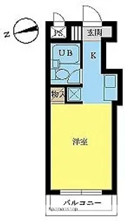 スカイコート西川口【204号室】の間取り